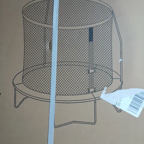 BOXED SPORTSPOWER 6FT GALVANISED TRAMPOLINE AND ENCLOSURE