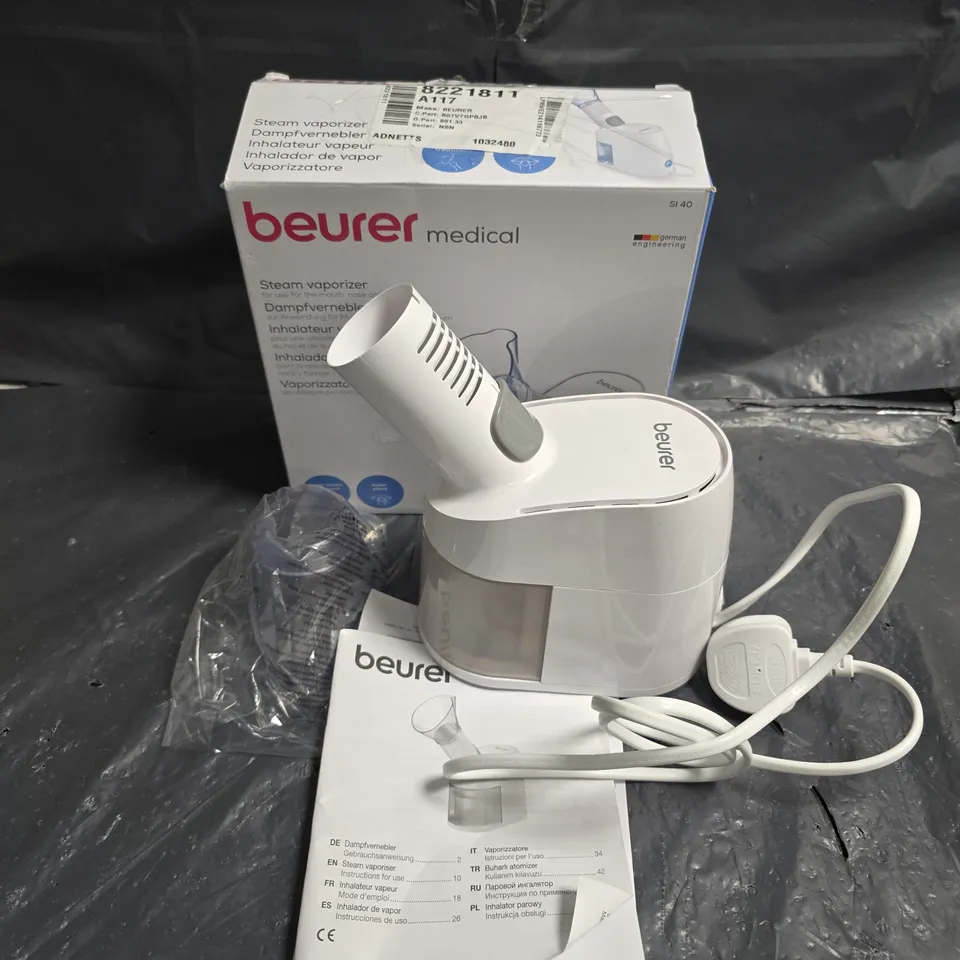 BEURER STEAM VAPORIZER SI 40 – MEDICAL INHALER