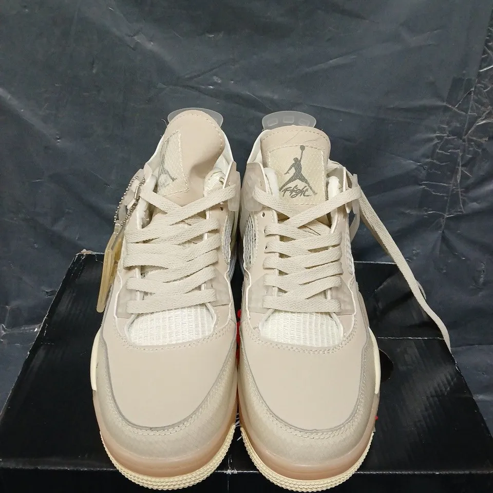 BOXED PAIR OF AIR JORDAN 4 RETRO'S - UK SIZE 7.5