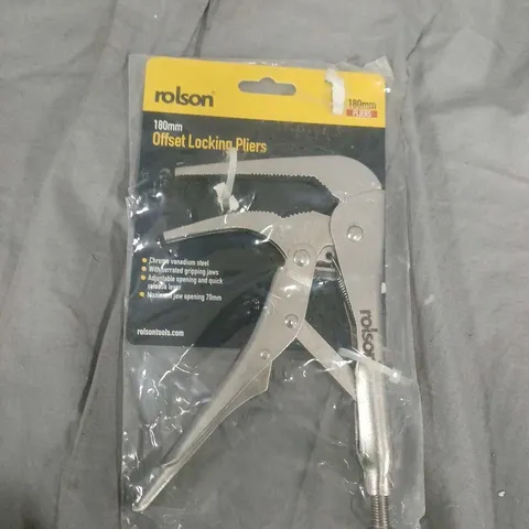 ROLSON 180MM OFFSET LOCKING PLIERS