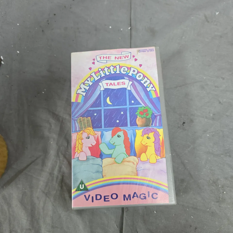 BOX OF APPROXIMATELY 10 ASSORTED VHS TAPES TO INCLUDE MY LITTLE PONY AND TOY STORY