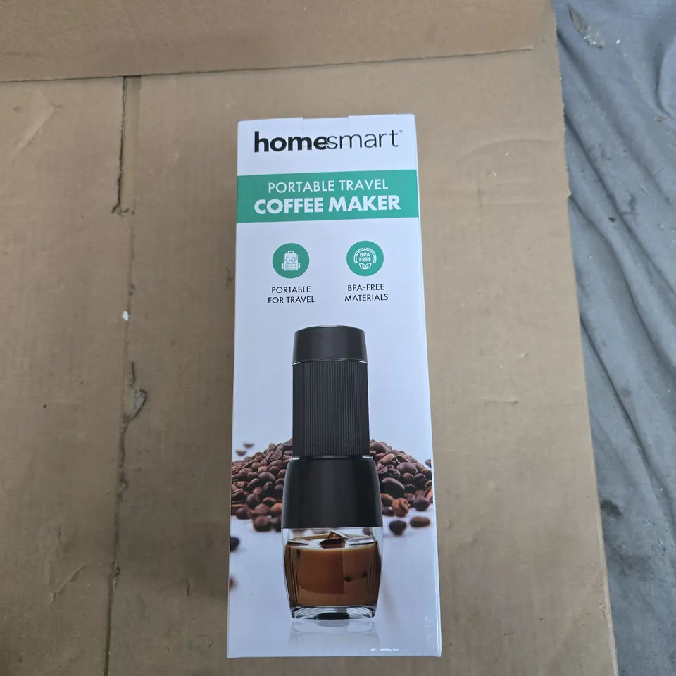 APPROXIMATELY 12 BOXED HOMESMART PORTABLE TRAVEL COFFEE MAKERS - COLLECTION ONLY