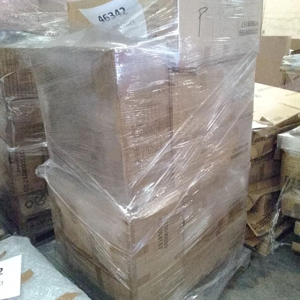 PALLET OF ASSORTED FLAT PACK DINING TABLE PARTS 