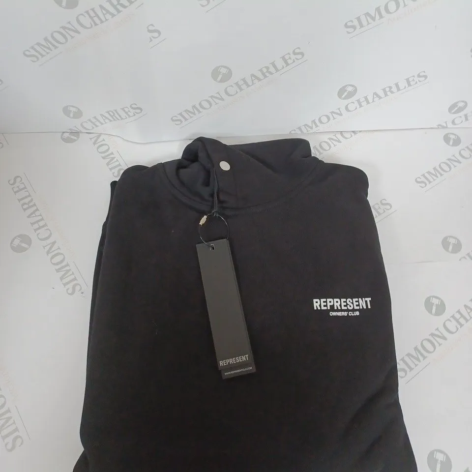REPRESENT OWNERS CLUB HOODIE - BLACK SIZE XS
