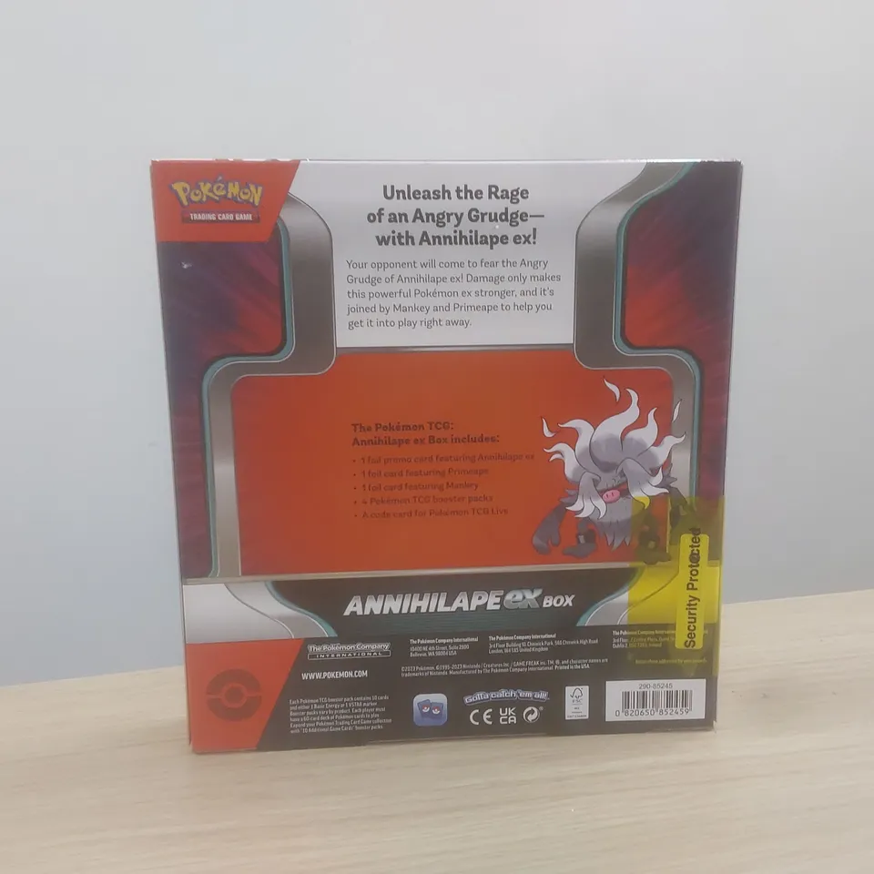 BOXED POKEMON ANNIHILAPE EX BOX 