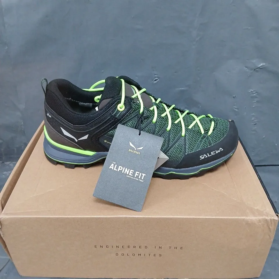 BOXED PAIR OF SALEWA MS MTN TRAINERS - 9.5 