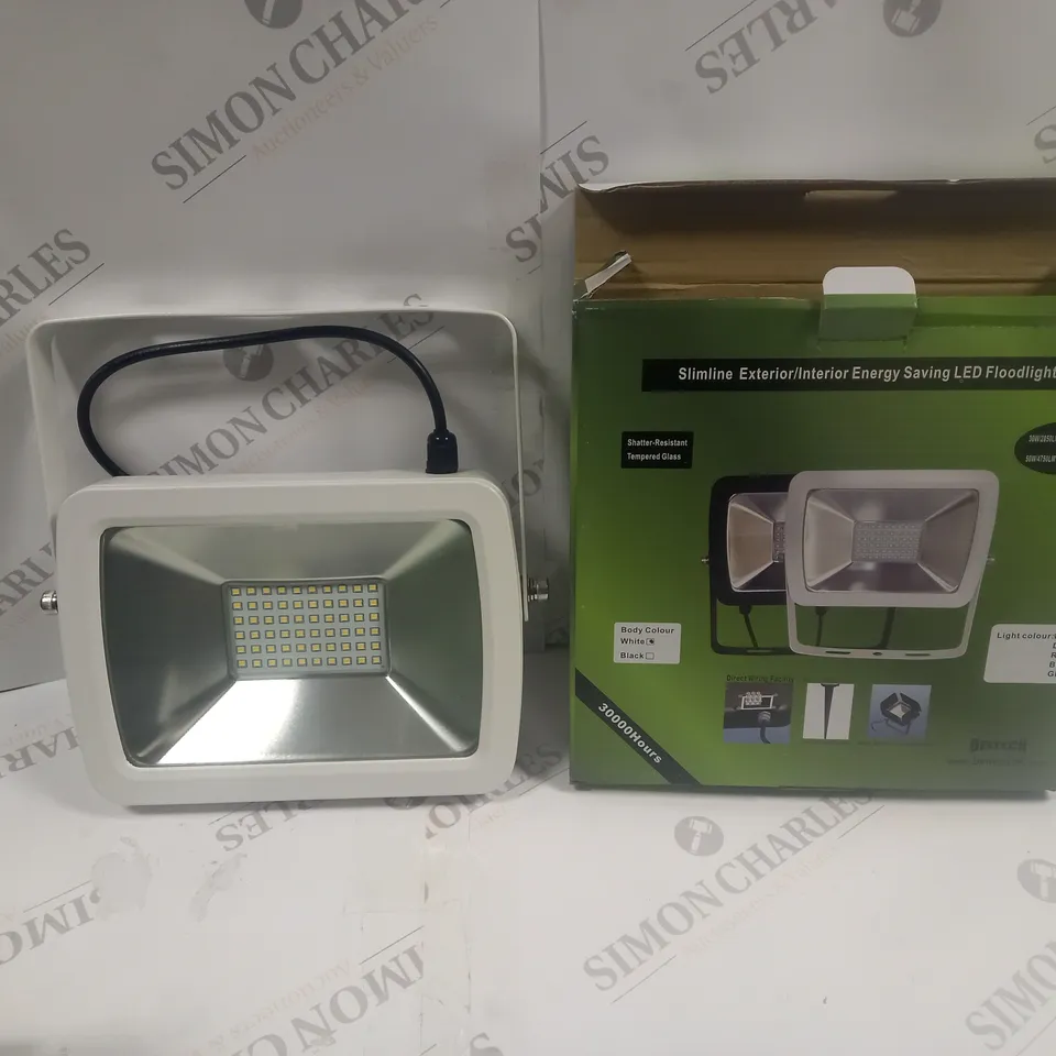 DELTECH SLIMLINE EXTERIOR/INTERIOR ENERGY SAVING LED FLOODLIGHT 