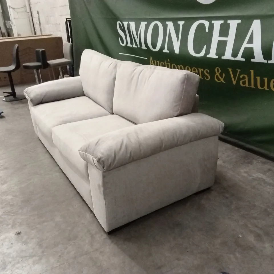 ELIZA FABRIC 3 SEATER SOFA - BEIGE RRP £749