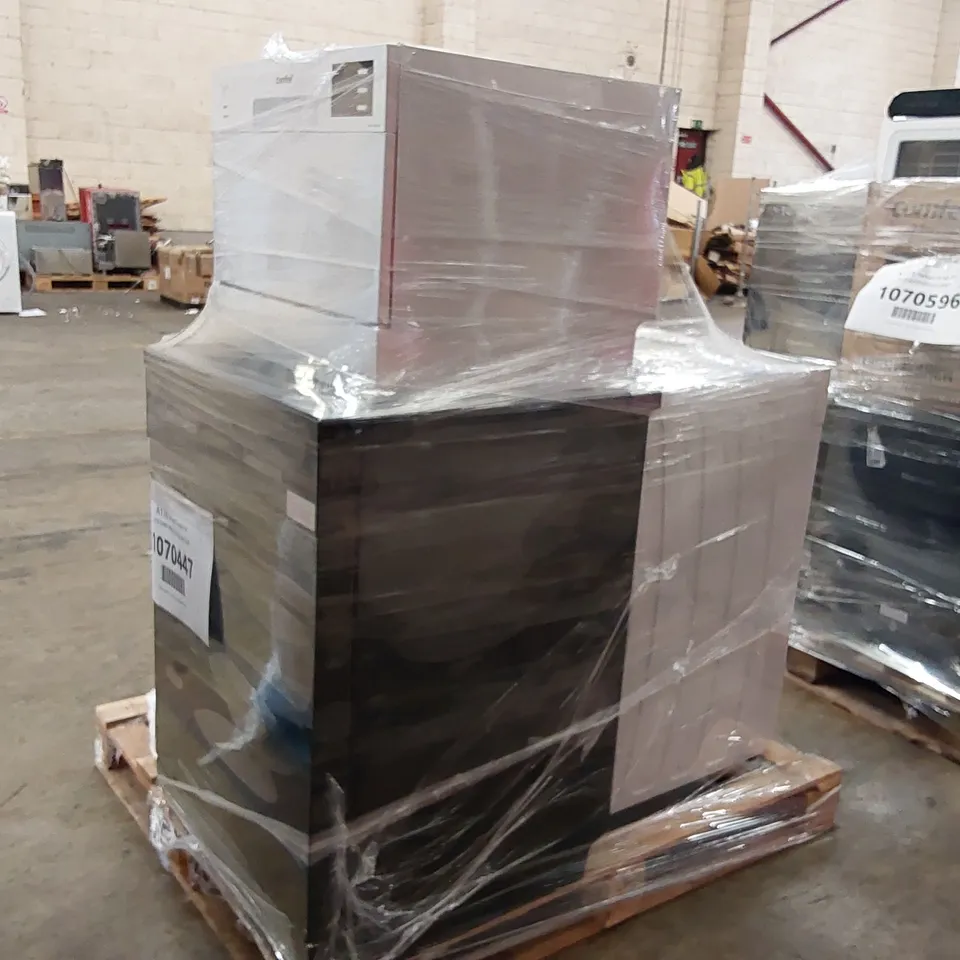 PALLET OF APPROXIMATELY 4 UNPROCESSED RAW RETURN WHITE GOODS AND AIR CONDITIONING TO INCLUDE;