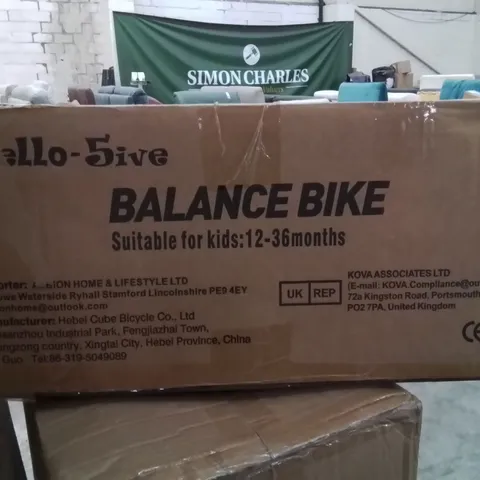 BOXED KIDS BALANCE BIKE 