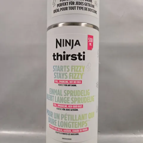 NINJA THIRSTI 530ML TRAVEL BOTTLE IN WHITE