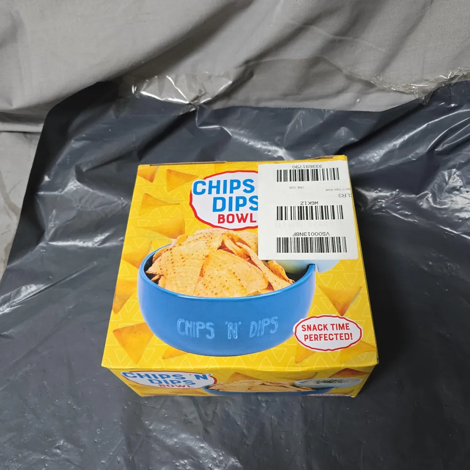 BOXED CHIPS'N'DIPS BOWL