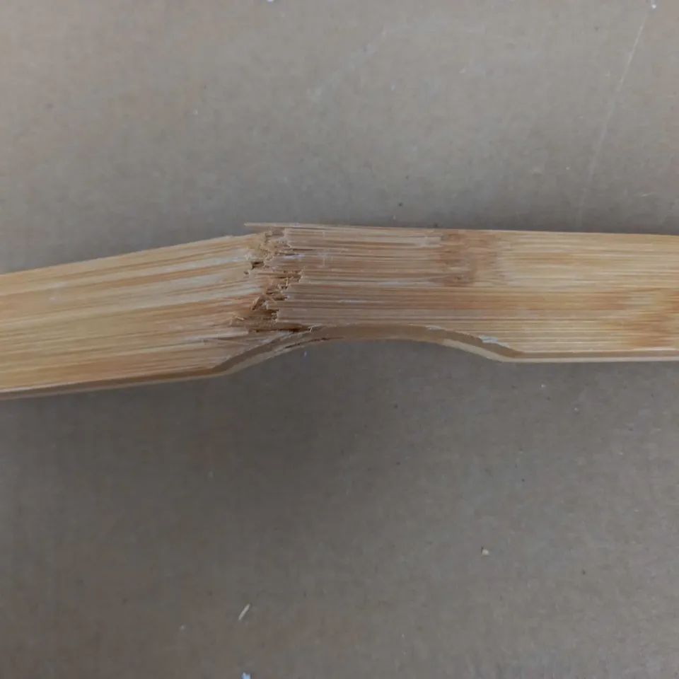 WOODEN (BAMBOO?) BATH BAR/SHELF - ASSEMBLY REQUIRED
