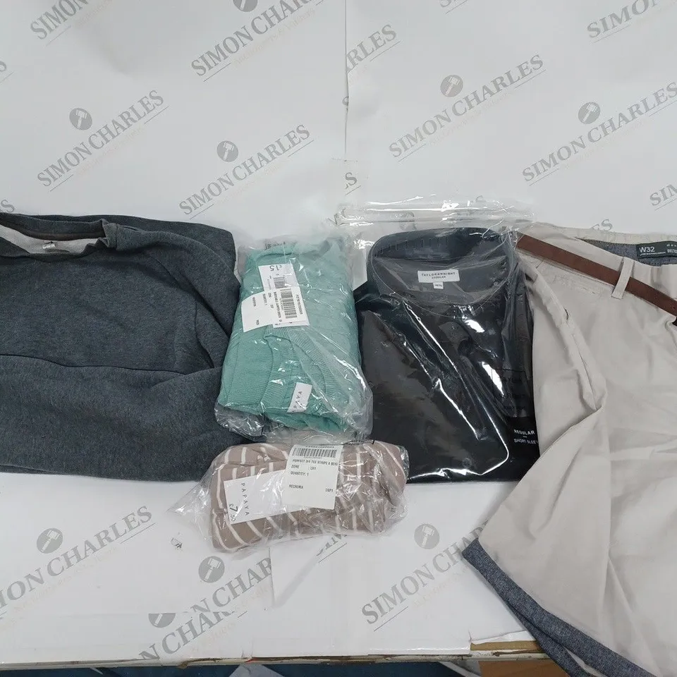 LARGE QUANTITY OF CLOTHING ITEMS TO INCLUDE DRESSES, SWEATERS, JEANS, T-SHIRTS, ETC