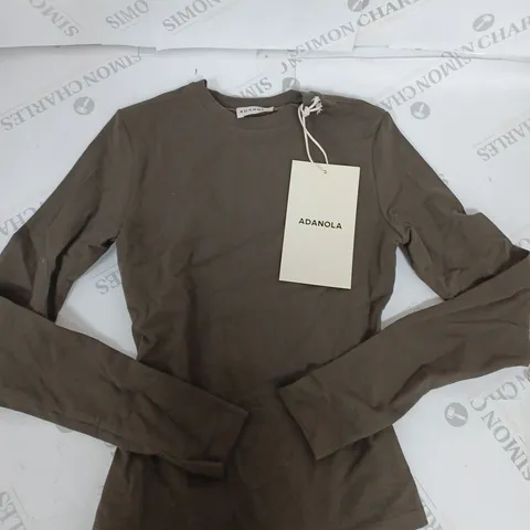 ADANOLA LONG SLEEVE TOP SIZE S