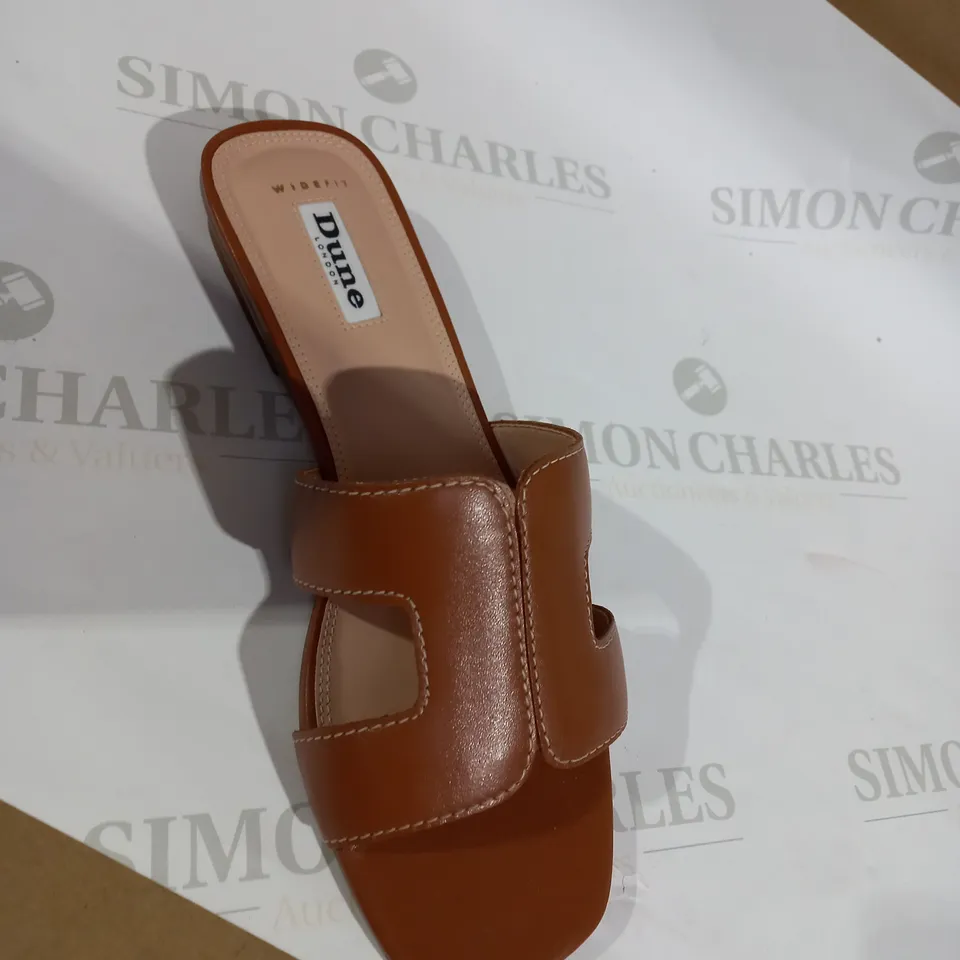 dune brown sandal size 6