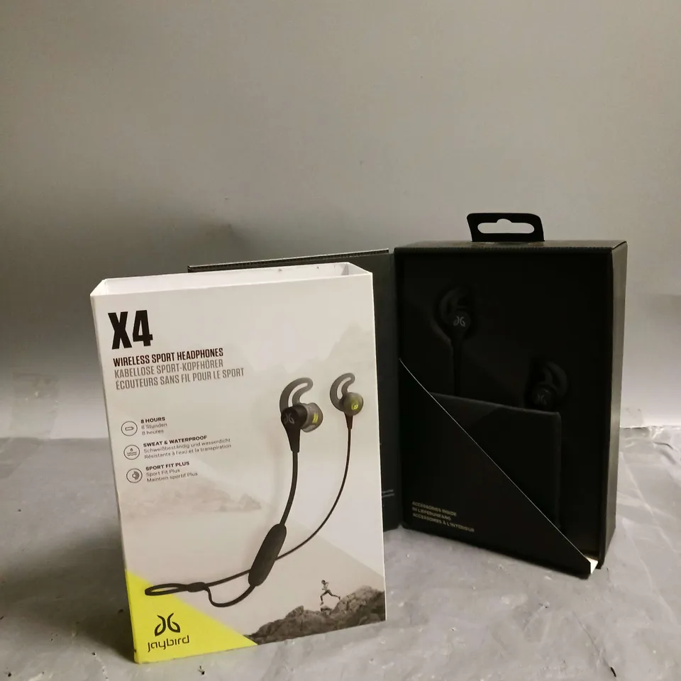 BOXED JAYBIRD X4 WIRELESS SPORTS HEADPHONES 