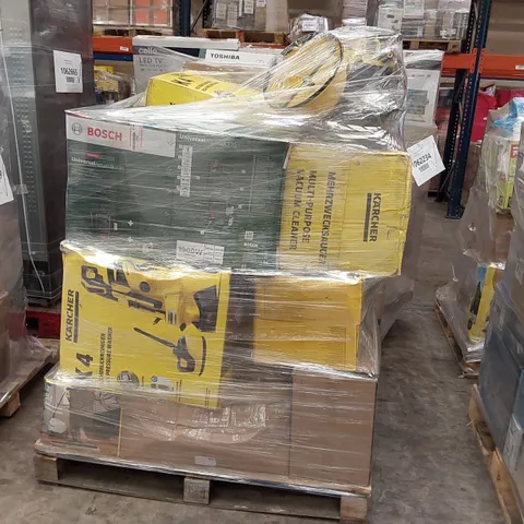 PALLET OF APPROXIMATELY 16 UNPROCESSED RAW RETURN HOUSEHOLD AND ELECTRICAL GOODS TO INCLUDE;