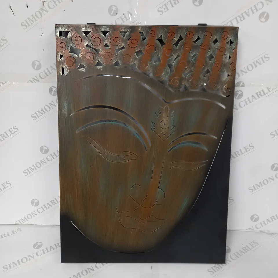 BOXED INNOVATORS SOLAR LED TRANQUIL BUDDHA WALL DECOR