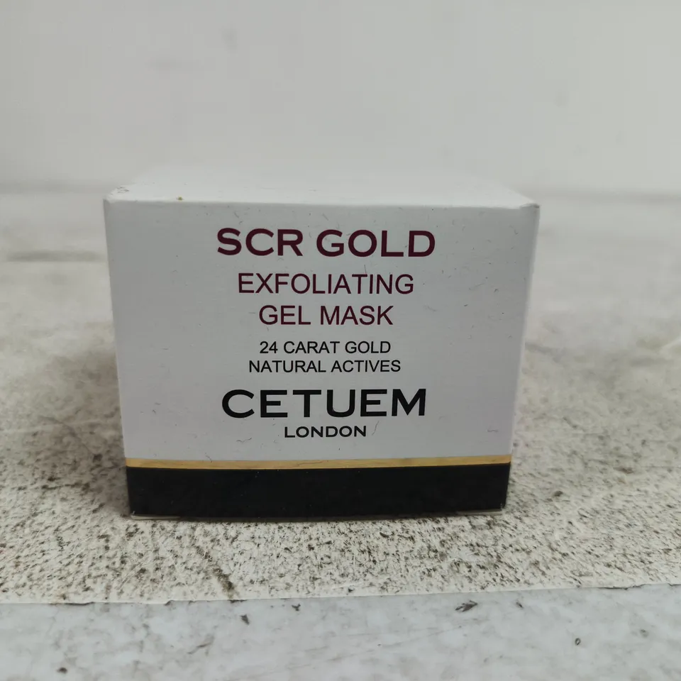 CETUEM LONDON SCR GOLD EXFOLIATING GEL MASK – 50ML