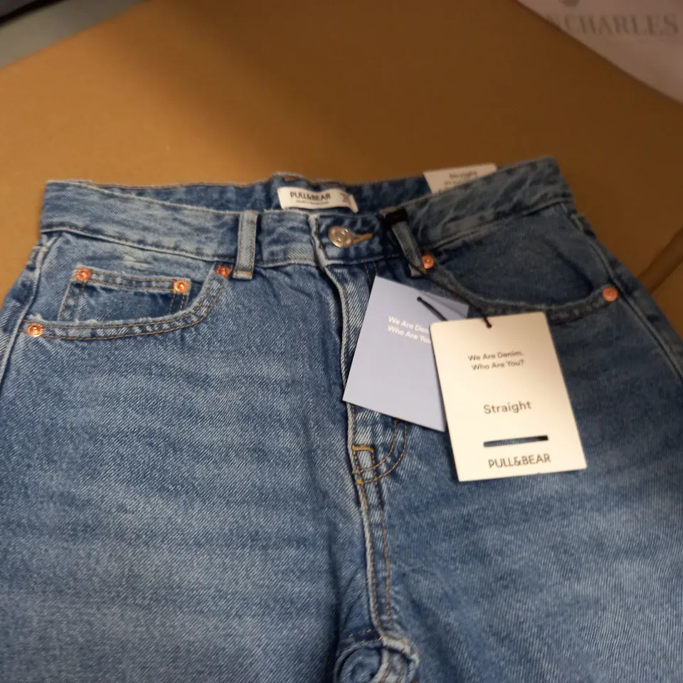 PULL & BEAR MID RISE FULL LENGTH JEANS - EUR 36 
