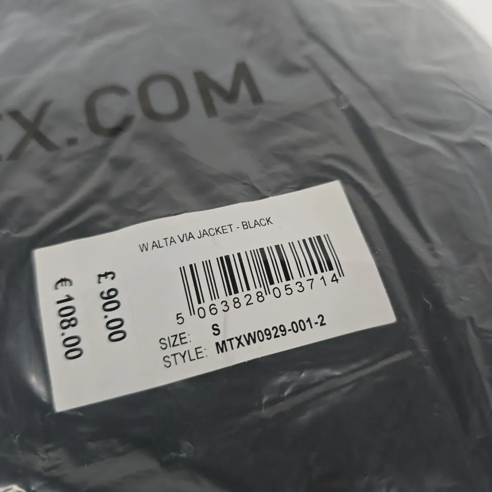 MONTREX ALTA VIA JACKET - BLACK, UK SIZE S