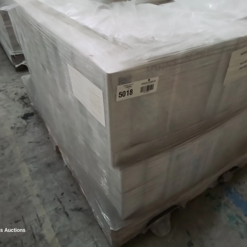 PALLET OF 48 BRAND NEW CARTONS OF 10 GRASMERE BRACKEN BEIGE MATT WALL TILES - 36 ×27.5cm