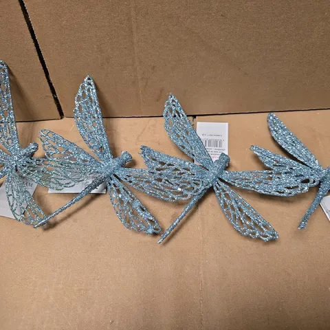 BOX OF APPROXIMATELY 20 GISELA GRAHAM DRAGONFLY DECORATIONS 