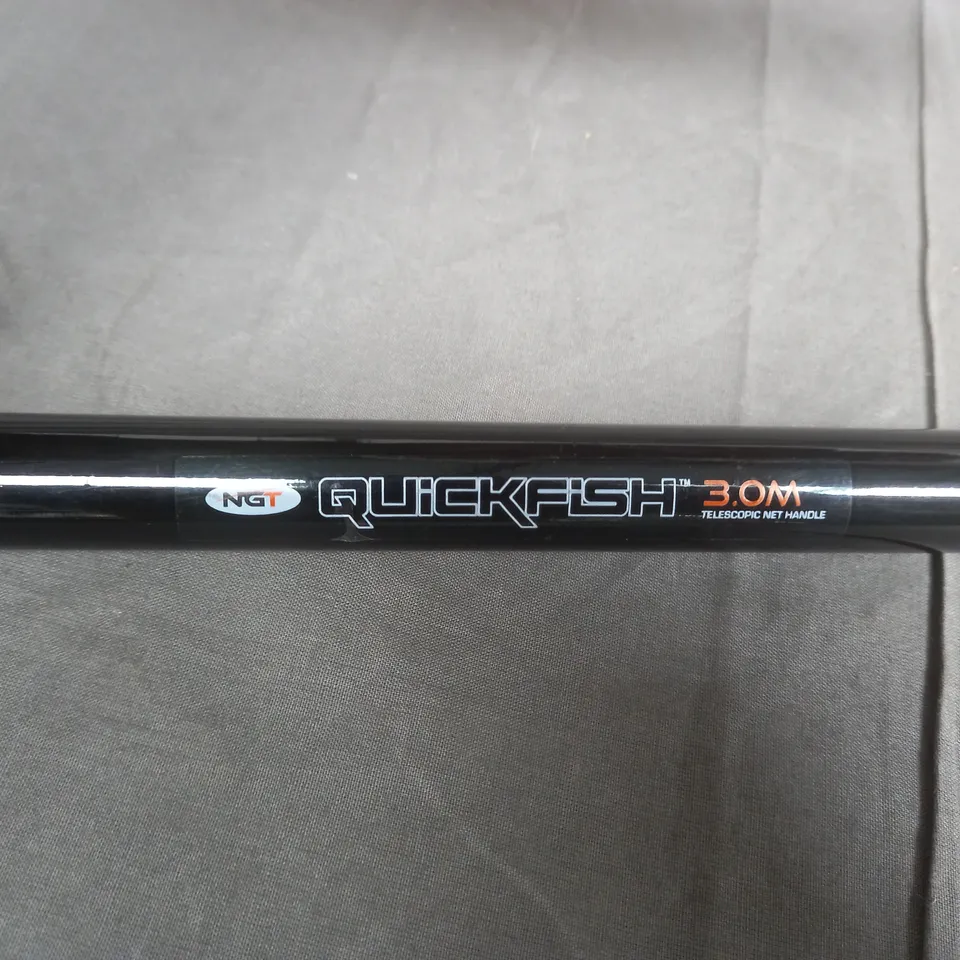 QUICKFISH 3M TELESCOPIC NET HANDLE  COLLECTION ONLY 
