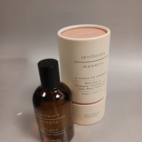 BOXED APOTHECARY WARMTH WELLBEING FRAGRANCE 50ML