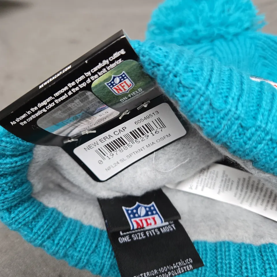 NFL MIAMI DOLPHINS BOBBLE HAT