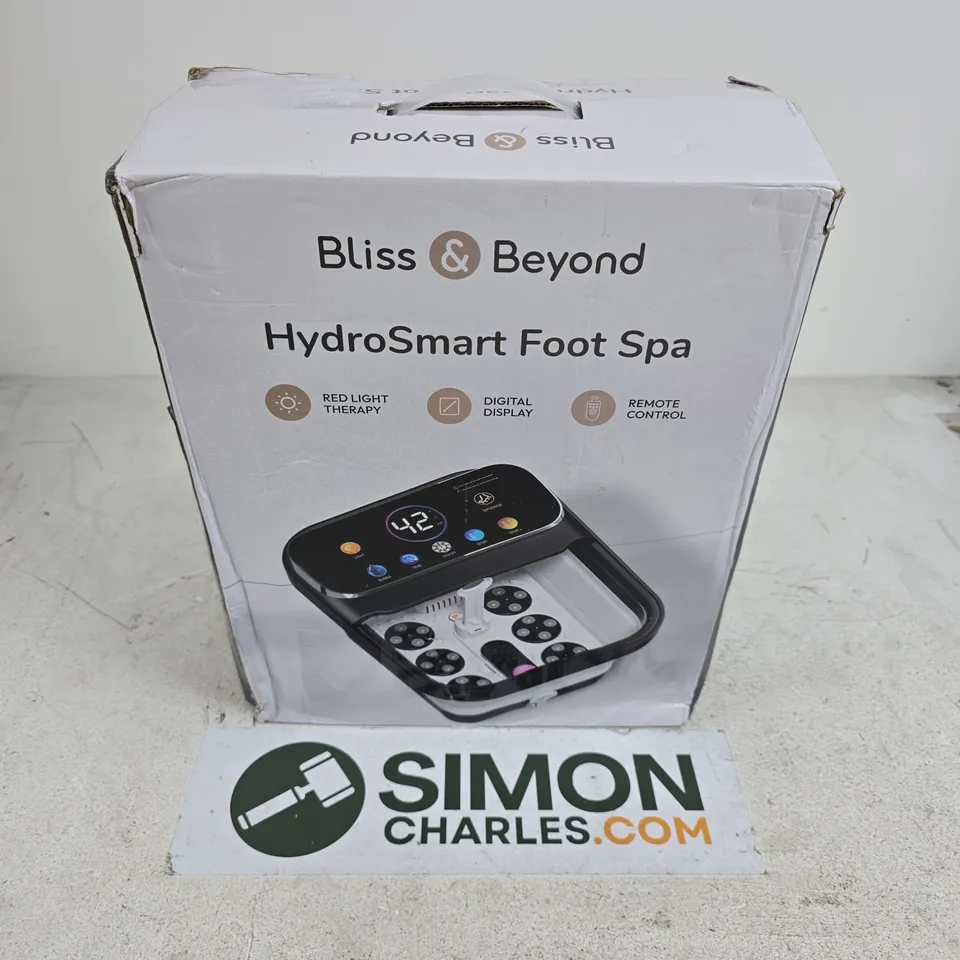 BOXED BLISS & BEYOND HYDROSMART FOOT SPA