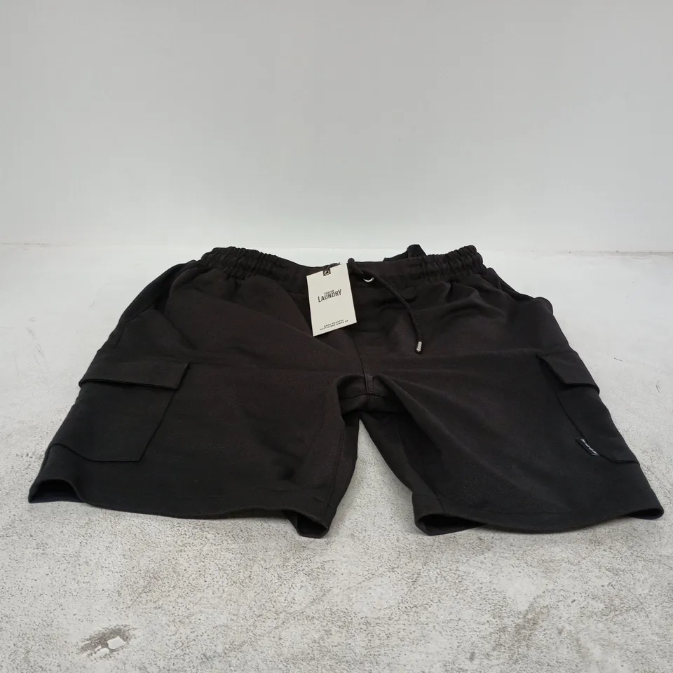 TOKYO LAUNDRY TL BRENT BLACK SHORTS LARGE TAGGED