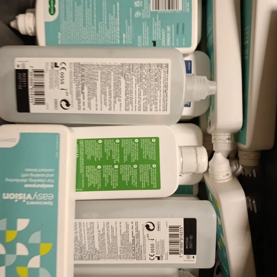 APPROXIMATELY 20 ASSORTED CONTACT LENS SOLUTION PRODUCTS - COLLECTION ONLY 