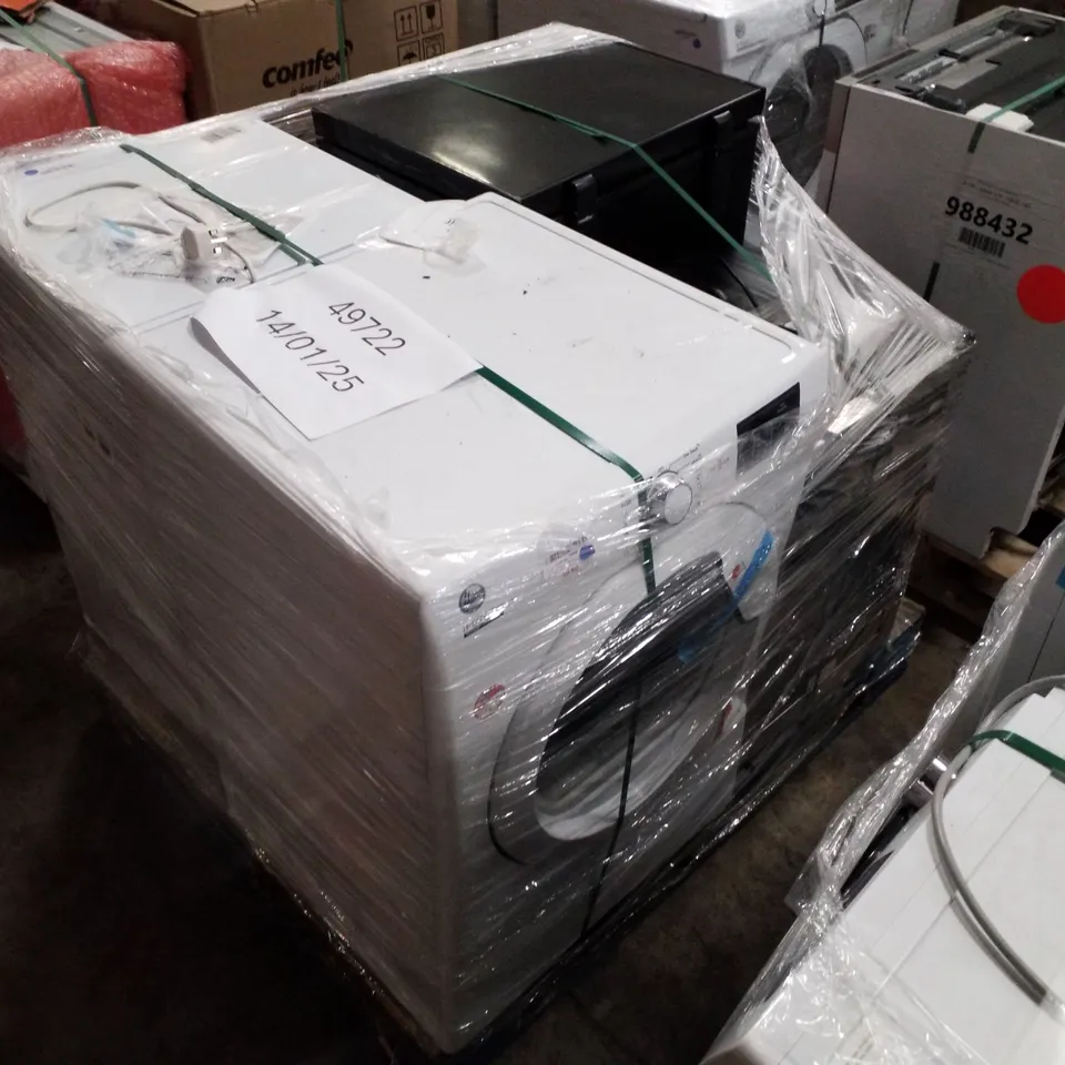 PALLET OF APPROXIMATELY 4 UNPROCESSED RAW RETURN WHITE GOODS TO INCLUDE