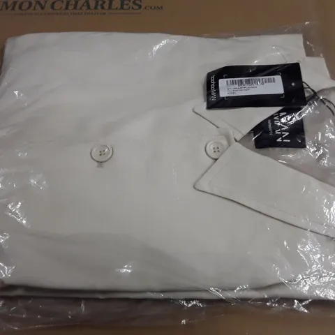 BOOHOO MAN PLAIN SMART HARRINGTON IN STONE - L