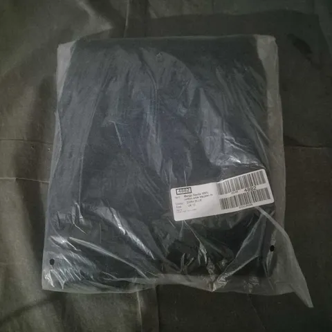 BAGGED MANGO DANILA 100% COTTON WIDE-LEG JEANS – UK 12 – DARK BLUE