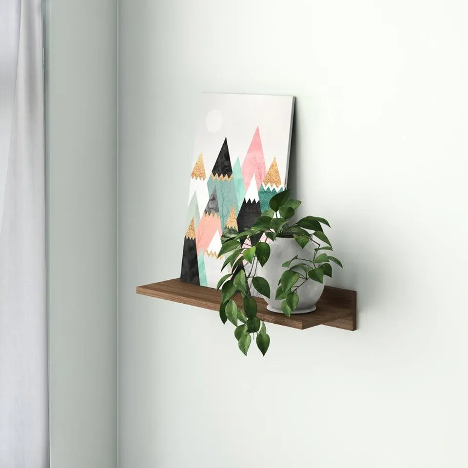 BOXED FLOATING SHELF - OAK