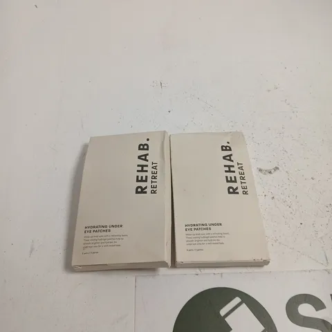 REHAB. RETREAT HYDRATING UNDER EYE PATCHES – SET OF 2 BOXES