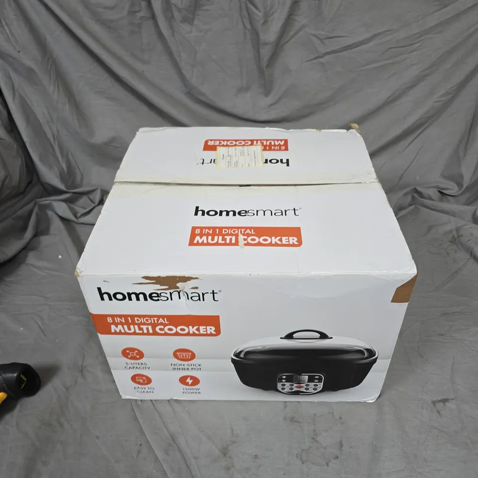HOMESMART 8 IN 1 DIGITAL MULTI COOKER – BOXED