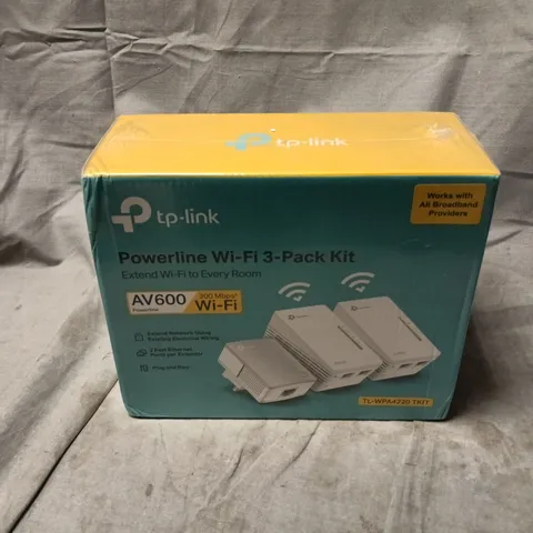 BOXED AND SEALED TP-LINK POWERLINE WI-FI 3-PACK KIT AV600