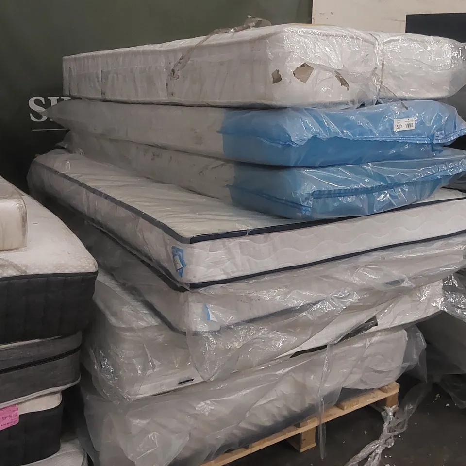 PALLET CONTAINING 7x ASSORTED MATTRESSES 