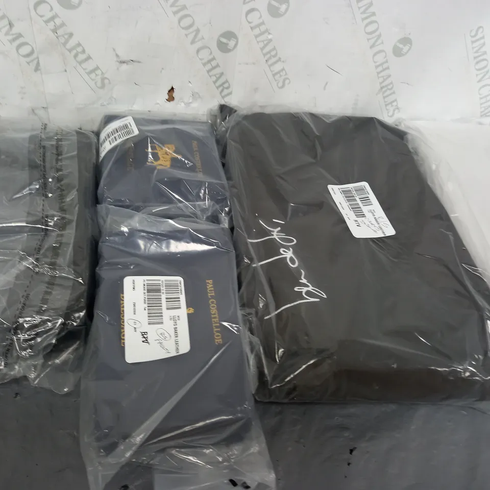 LARGE BOX OF 20 ASSORTED CLOTHING ITEMS TOO INCLUDE HANDBAGS AND PURSES 