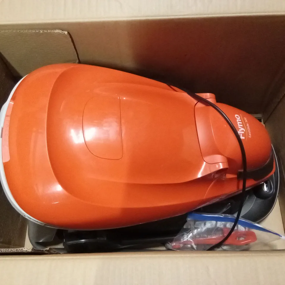 BOXED FLYMO EASI GLIDE 300 ELECTRIC LAWNMOWER