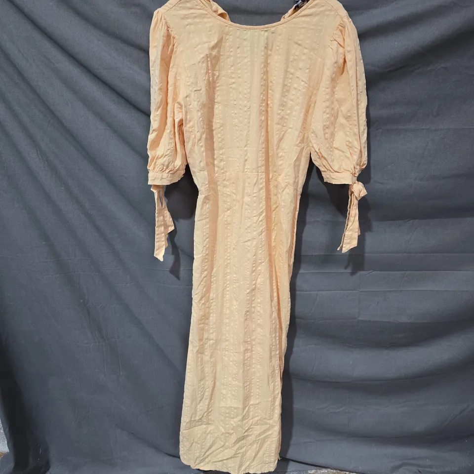 NOBODY'S CHILD PEACH DRESS – UK 10 (EU 38, USA 6)
