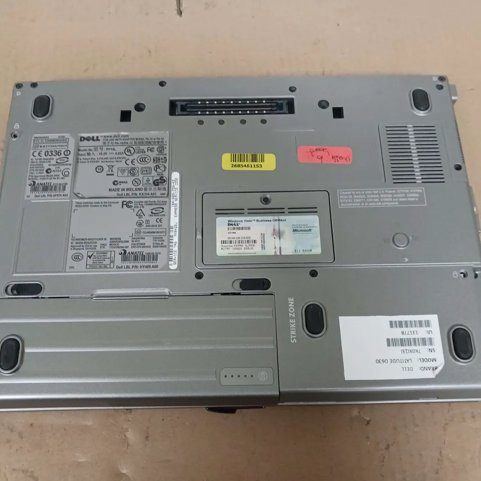 DELL LATITUDE D630 14 INCH	CORE 2 DUO T7250 2.00GHZ