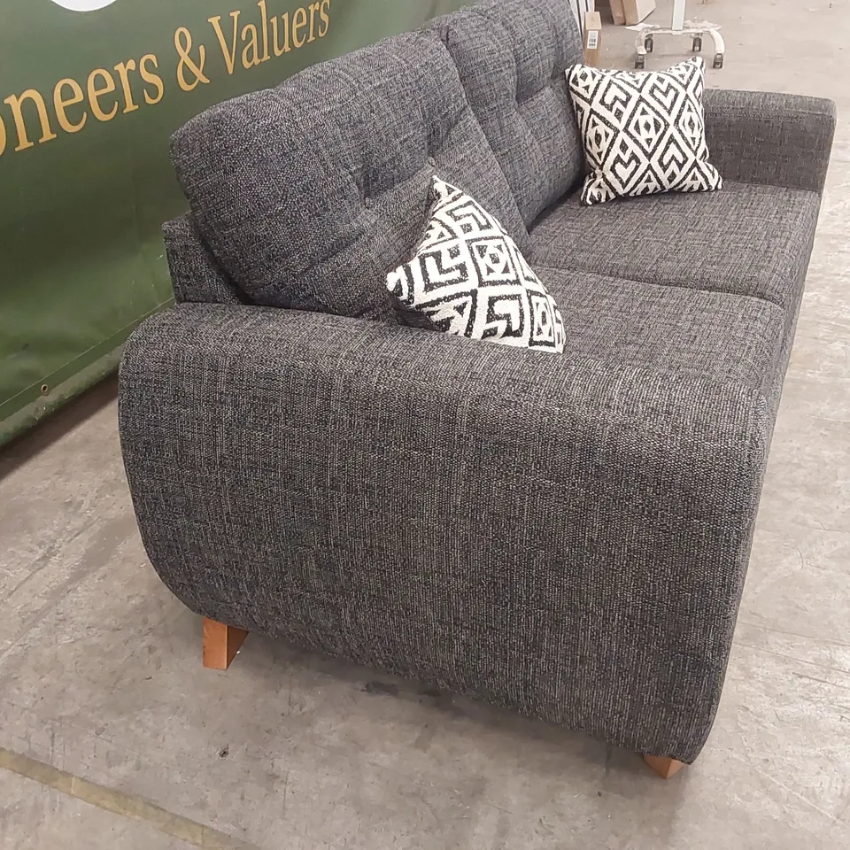 PRENT FABRIC 2 SEATER SOFA - GREY RRP £879