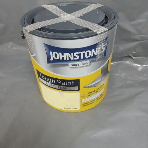 JOHNSTONES TOUGH PAINT MATT IN LEMON DAZE (2.5L) - COLLECTION ONLY