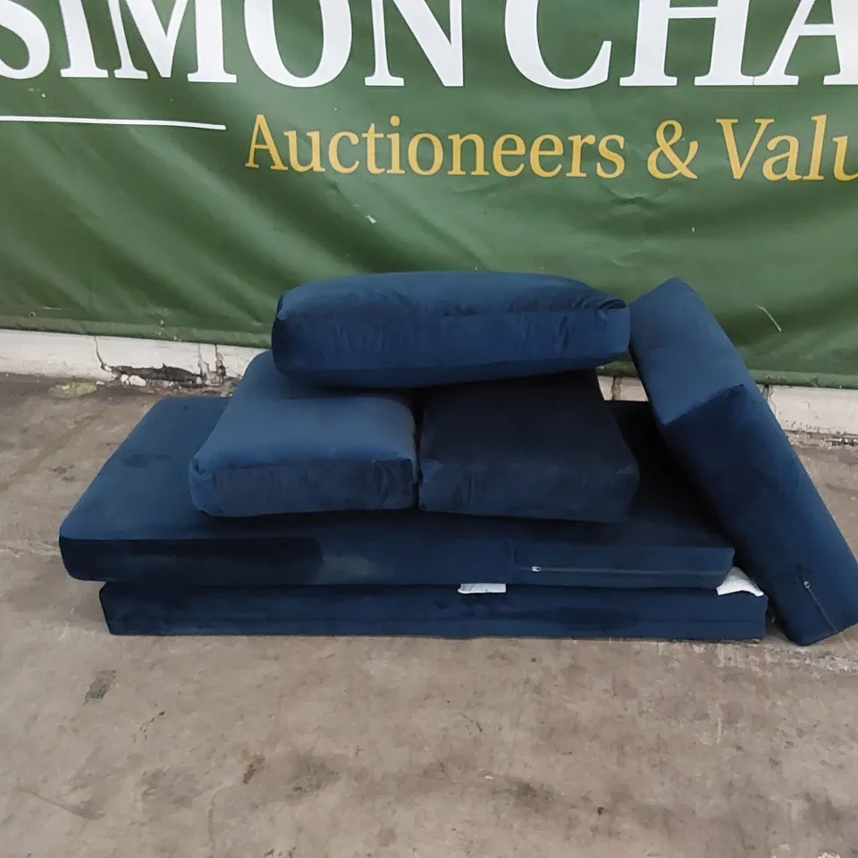 DESIGNER SOFA BED PARTS - NAVY 