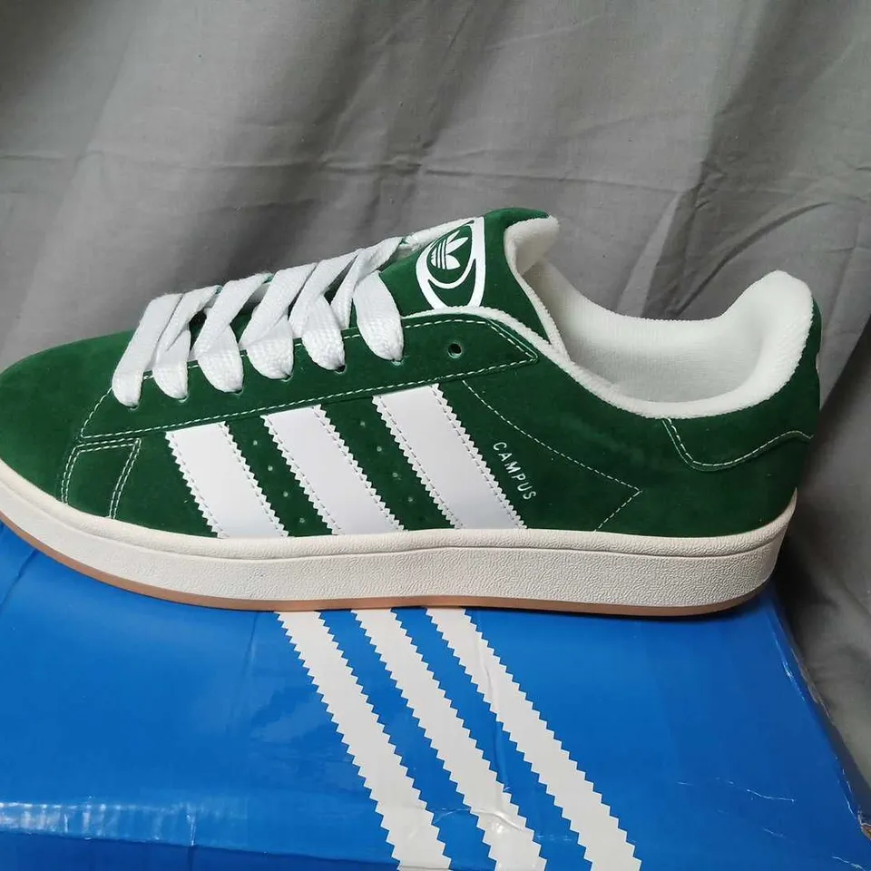 ADIDAS CAMPUS GREEN SUEDE SNEAKERS SIZE 10.5